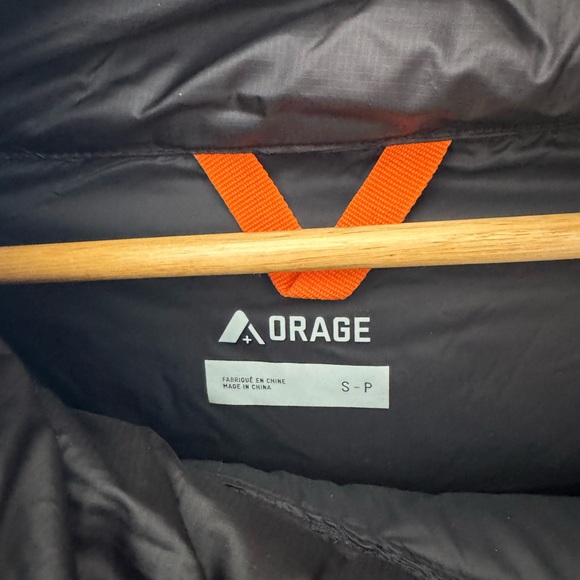 Orage black 3/4 sleeve down sweater (S) - Picture 3 of 4